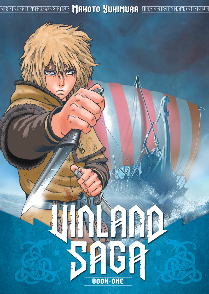 Portada del volumen 1 de Vinland Saga